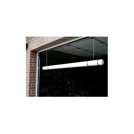 Innoplast 104in Clearance Bar - White Bar/Black Tapes CB-104-WBK